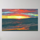 素晴らしい日1490アートプリント ポスター (正面)