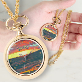 素晴らしい日1490ネックレスウォッチ 腕時計