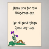 素晴らしい日 ポスター (正面)