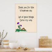 素晴らしい日 ポスター (キッチン)