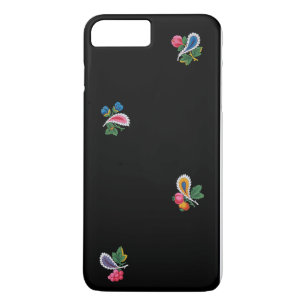 素晴らしい明るい花、葉、ペイズリー iPhone 8 PLUS/7 PLUSケース