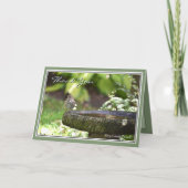 素晴らしい時間のグリーティングカードをありがとう シーズンカード (正面)