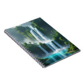 素晴らしい景色の滝 ノートブック (右側)