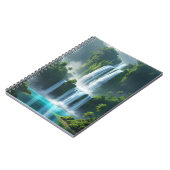 素晴らしい景色の滝 ノートブック (左側)