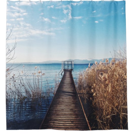 素晴らしい景色 シャワーカーテン (正面)