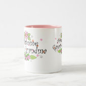 素晴らしい曾祖母のTシャツ ツートーンマグカップ (中央)