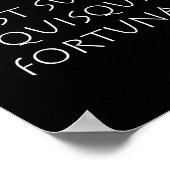 素晴らしい最高の幸せフォルトゥナエ ポスター (角)