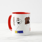 素晴らしい朝食、ベーコンおよびすべて マグカップ (正面左)