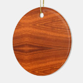 素晴らしい木製の穀物のチークのマホガニーのベニヤ セラミックオーナメント (左)