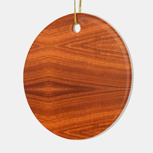素晴らしい木製の穀物のチークのマホガニーのベニヤ セラミックオーナメント (左)