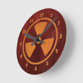 素晴らしい木 ラウンド壁時計 (傾斜)