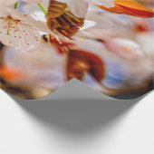 素晴らしい束の桜の花の春 ラッピングペーパー (角)