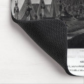 素晴らしい条約の眺めは草原DUで握りました マウスパッド (コーナー)