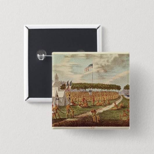 素晴らしい条約の眺めは草原DUで握りました 缶バッジ (正面&裏面)