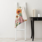 素晴らしい柔らかい夏の庭の花 シェルパブランケット (インサイチュ)