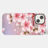 素晴らしい桜の花びら秋 iPhoneケース (裏面横)