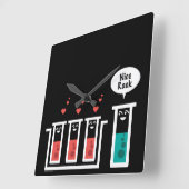 素晴らしい棚 スクエア壁時計 (傾斜)