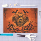 素晴らしい機械スカル 薄葉紙 (クラフト)