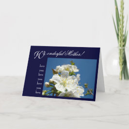 素晴らしい母のカードありがとう母はあなたを愛している サンキューカード