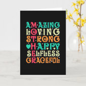 素晴らしい母の愛に感動！お母さんに感謝の気持ちを伝える名言 カード (黄色い花)