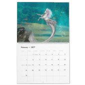 素晴らしい水中世界 カレンダー (2月 2027)