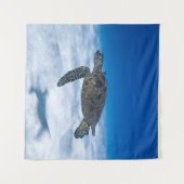 素晴らしい水中競技カメ タペストリー (正面(横))