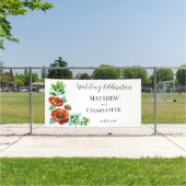 素晴らしい水彩の赤いポピー ヴィンテージスタイル 横断幕 (インサイチュ)