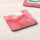 素晴らしい水彩画の背景-水彩画のペンキ3 コースター (左側)