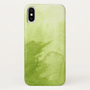 素晴らしい水彩画の背景-水彩画のペンキ7 iPhone X ケース