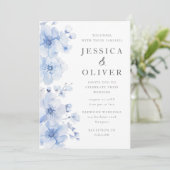 素晴らしい水彩風結婚風 招待状 (スタンド正面)