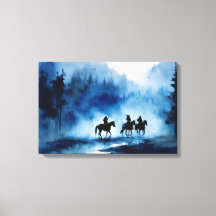 素晴らしい水絵画色の先住民アメリカ