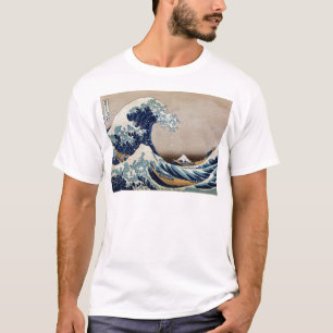 素晴らしい波の下 Tシャツ