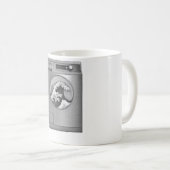 素晴らしい波の洗濯機 コーヒーマグカップ (正面右)