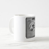 素晴らしい波の洗濯機 コーヒーマグカップ (正面左)