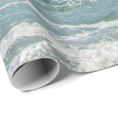 素晴らしい波の海海岸の航海のな海の自然 ラッピングペーパー (ロールコーナー)