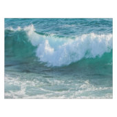 素晴らしい波の海海岸の航海のな海 テーブルクロス (正面(横))