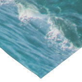 素晴らしい波の海海岸の航海のな海 テーブルクロス (アングル)