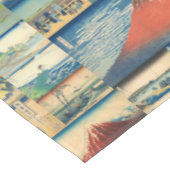 素晴らしい波のHokusai富士山の日本人のプリント テーブルクロス (アングル)