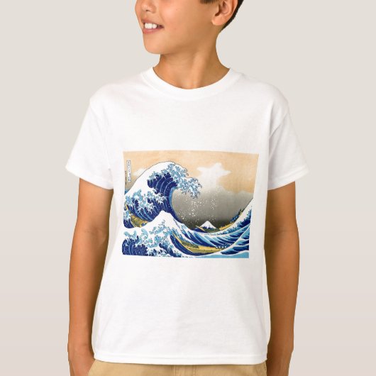 素晴らしい波- Hokusai Tシャツ (正面)