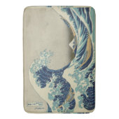 素晴らしい波Mt富士 バスマット (正面縦)