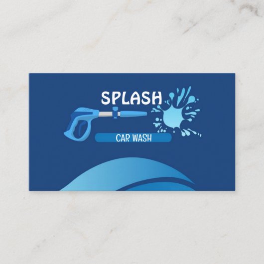 素晴らしい洗車 名刺 (正面)