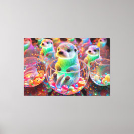 素晴らしい海のオーター キャンバスプリント