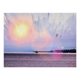 素晴らしい海の景色を見せるポスター ポスター