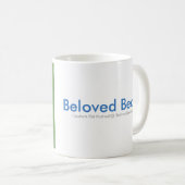 素晴らしい混合された品種犬のポートレートのマグ コーヒーマグカップ (正面右)