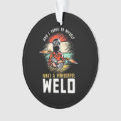 素晴らしい溶接 オーナメント (正面)