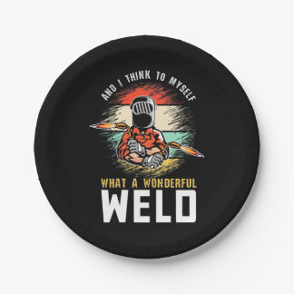 素晴らしい溶接 ペーパープレート