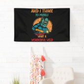 素晴らしい溶接 横断幕 (インサイチュ)