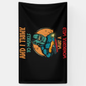 素晴らしい溶接 横断幕 (縦)