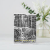 素晴らしい滝縦はがき ポストカード (スタンド正面)