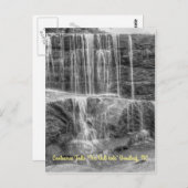 素晴らしい滝縦はがき ポストカード (正面/裏面)